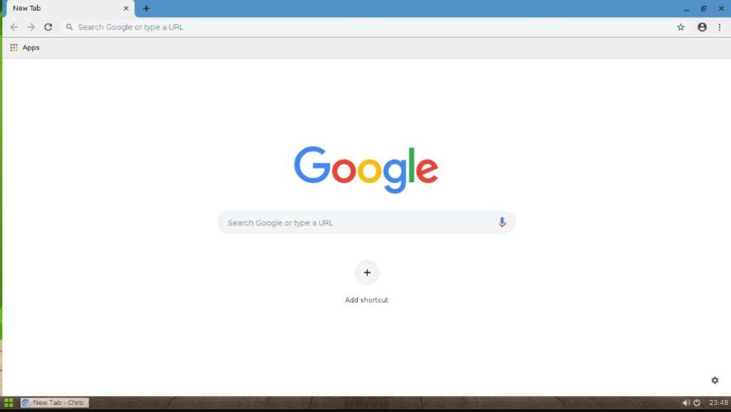 Google Chrome on SLAX Linux