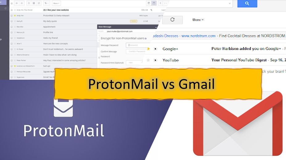 Protonmail vs Gmail