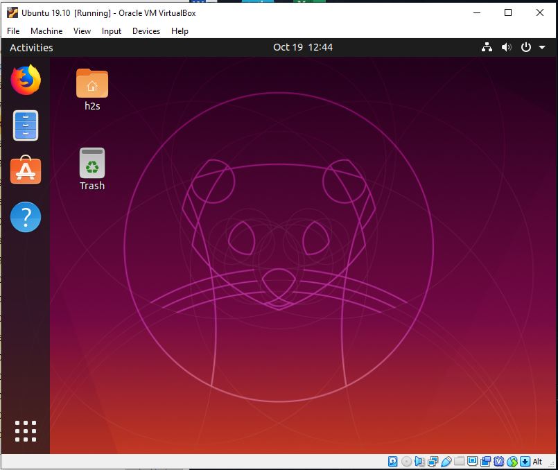 Ubuntu 19.10 installed succesfully