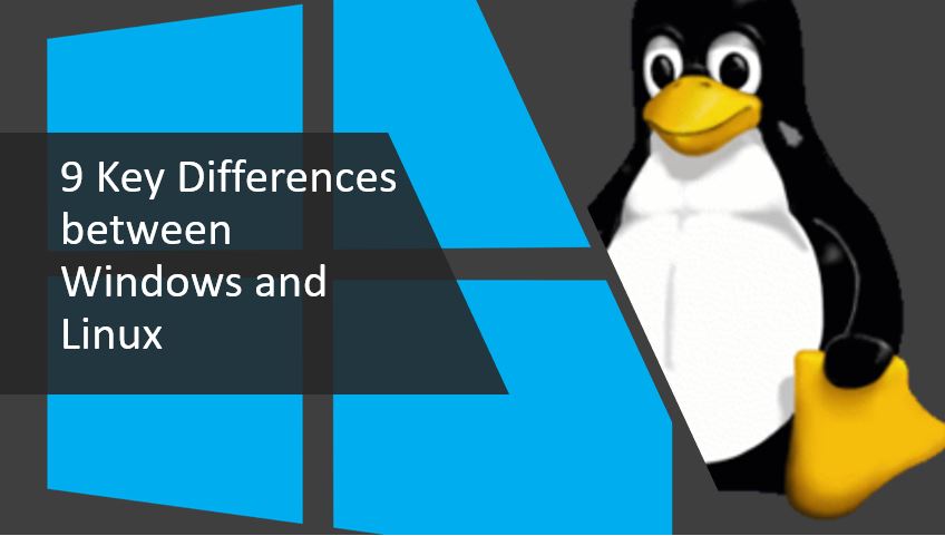 difference between windows and linux