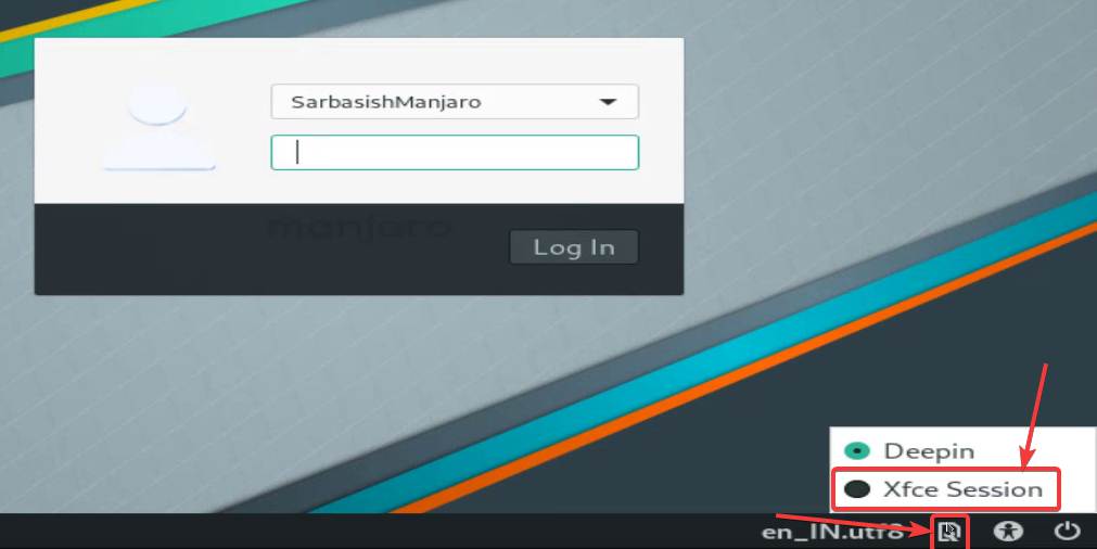 Switch to Manjaro Deepin desktop environment 