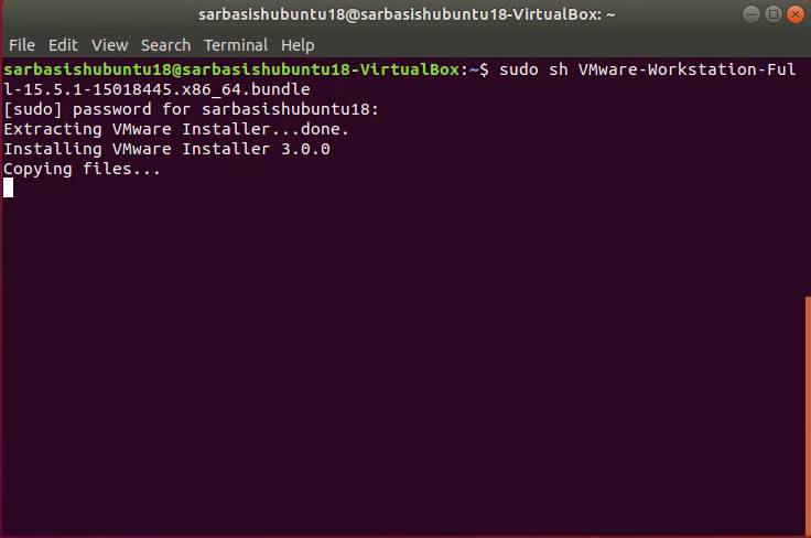 Install VMware on Ubuntu 40