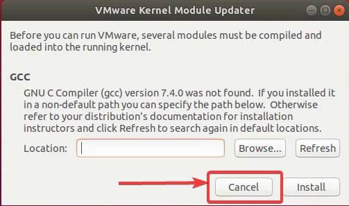 GCC Compiler error Ubuntu 20