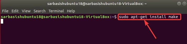 Install Make on Ubuntu