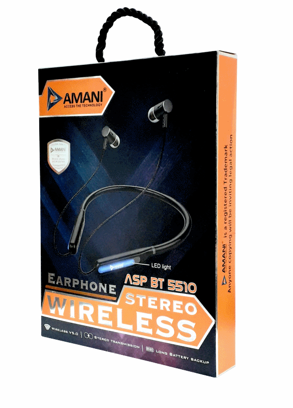AMANI ASP-BT-5510 Neckband Wireless Earphones  