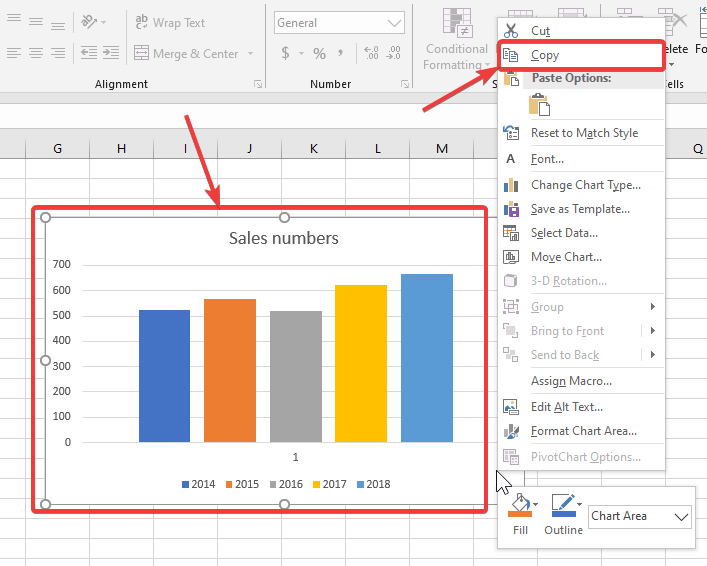 Extract charts from Microsoft Excel sheet
