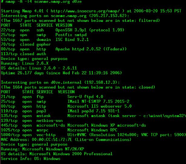 Nmap open-source Ethical hacking tool