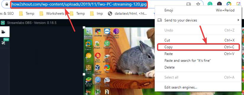 Send files without downloading on local pc