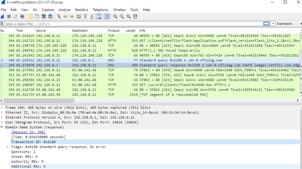 Wireshark a real-time network analyzer
