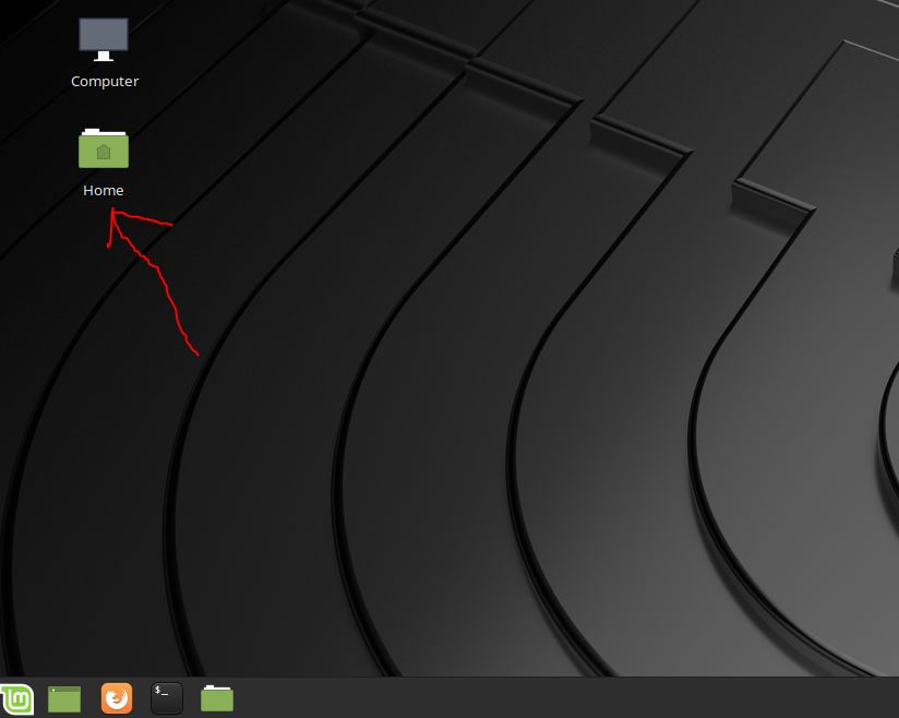 Open Linux mint file manager