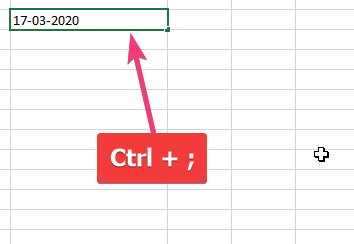Add time and date to Excel 10