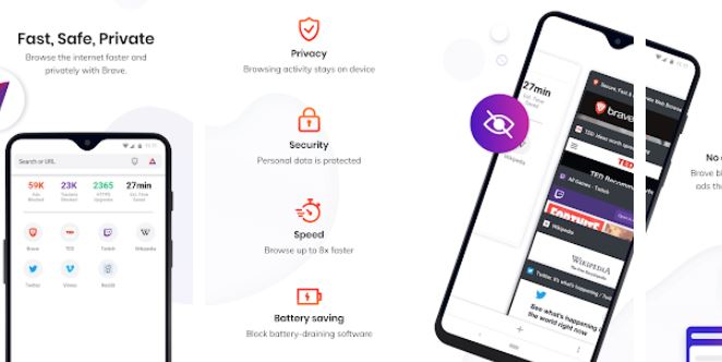 Brave Privacy browser for Android