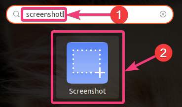 Ubuntu Screenshot in built app