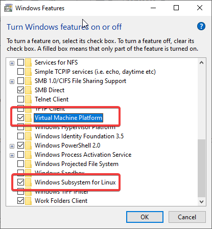 Enable WSL 2 on Windows 10