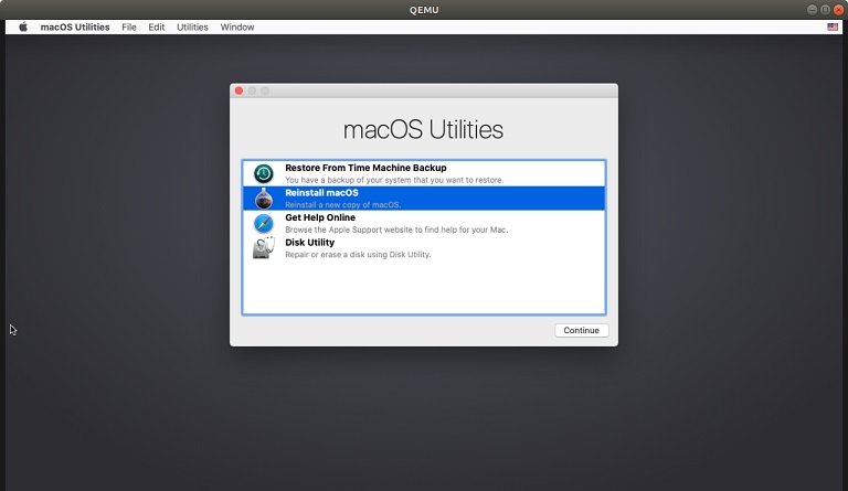 Re-install MacOS