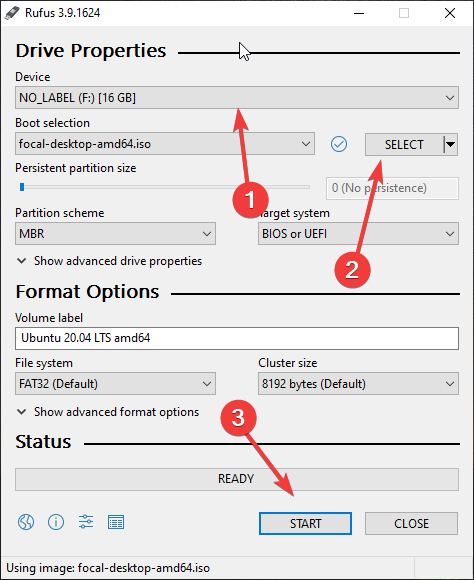 Funktionsfejl En del farvestof How to create Ubuntu 20.04 bootable USB drive on Windows - H2S Media