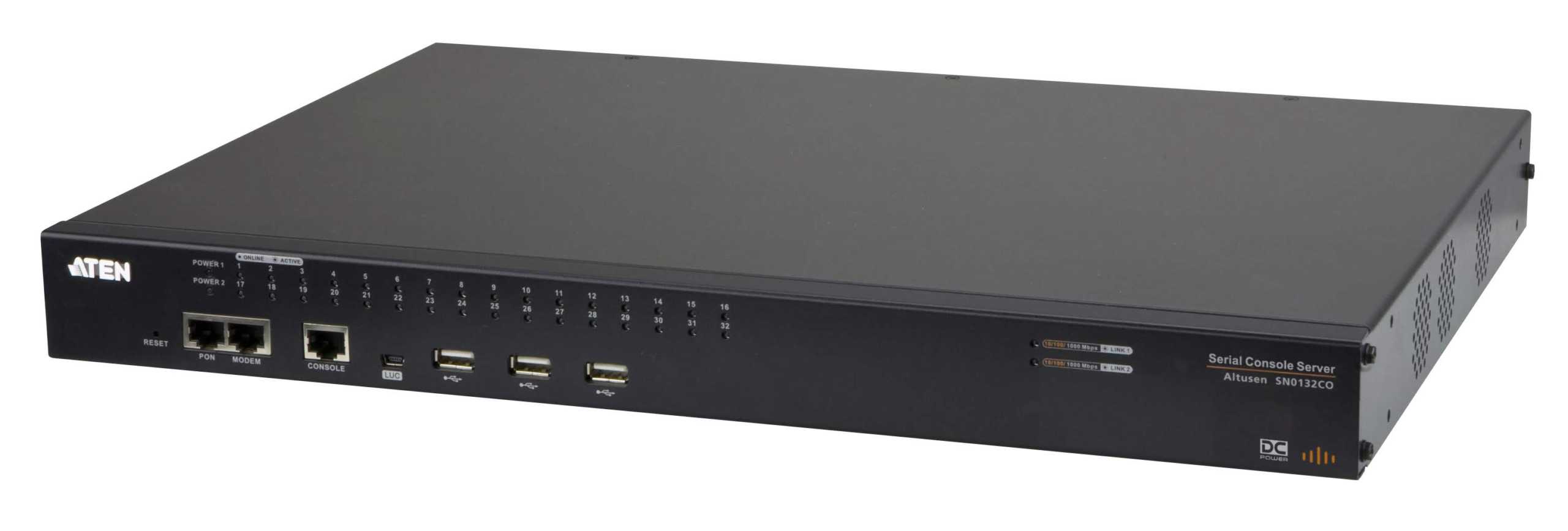 ATEN launches 16, 32 -Port Serial Console Server for Data Centers