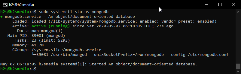 How To Install Mongodb On Ubuntu 20.04/18.04 Lts - H2S Media