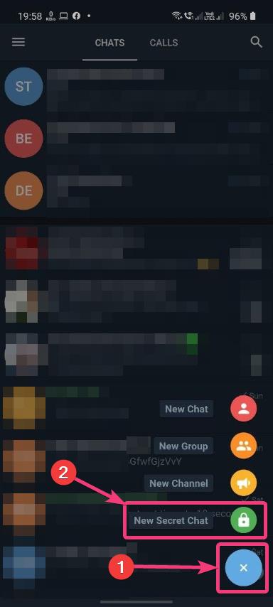 New Secret Chat in Telegram
