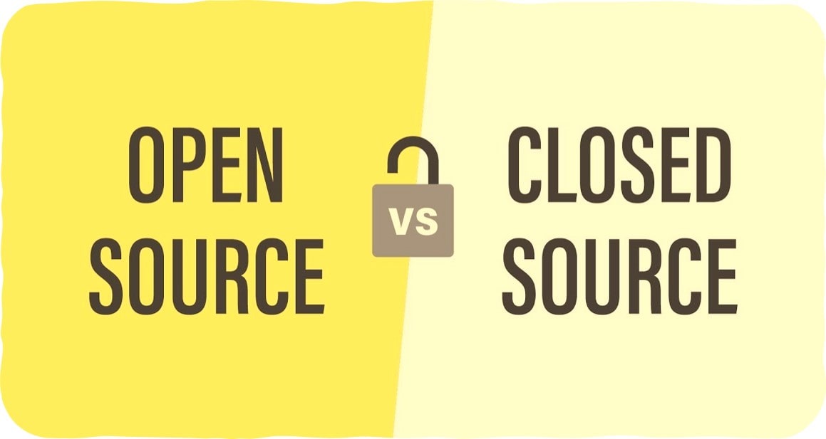 Difference between Open source and closed source