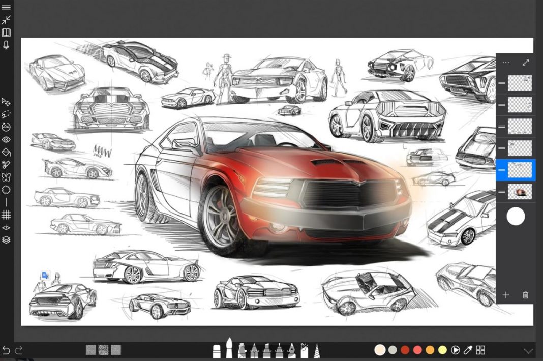 Simple Drawing Designs With Sketch Software By Bohemian 
