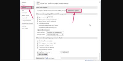 AutoCorrect entries to Microsoft Word or Excel min
