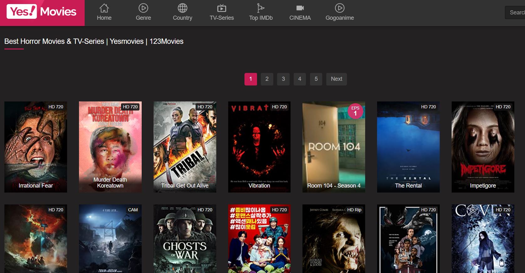 Yes Movies free online streaming TV shows min