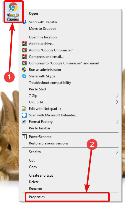 Desktop shortcut to incognito or guest mode for Chrome