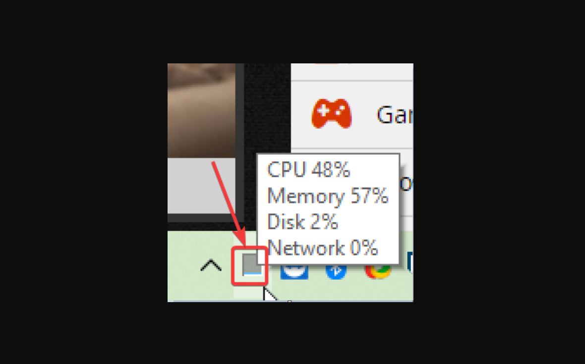 Display CPU usage on Windows 10 Taskbar without any additional software
