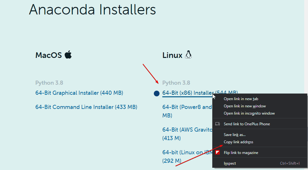 Download Anaconda Python Installer Linux