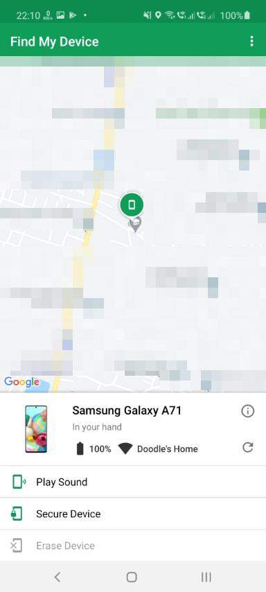 find the approximate location of your device