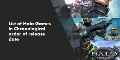 List of Halo Games Chronological order release date min