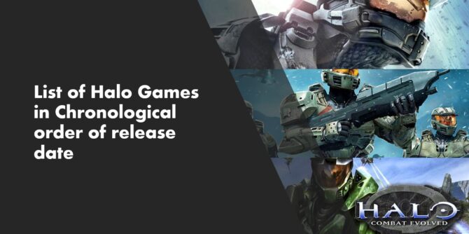 Halo Timeline The Chronological Order In Which The Games Titles Released
