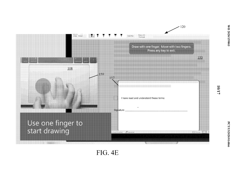 Microsoft Touch Screen patent for non touch devices