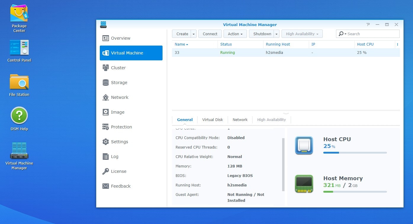 Synology Virtual Machine Manager