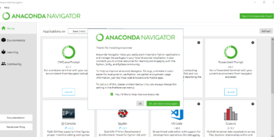 anaconda review user interface screenshot