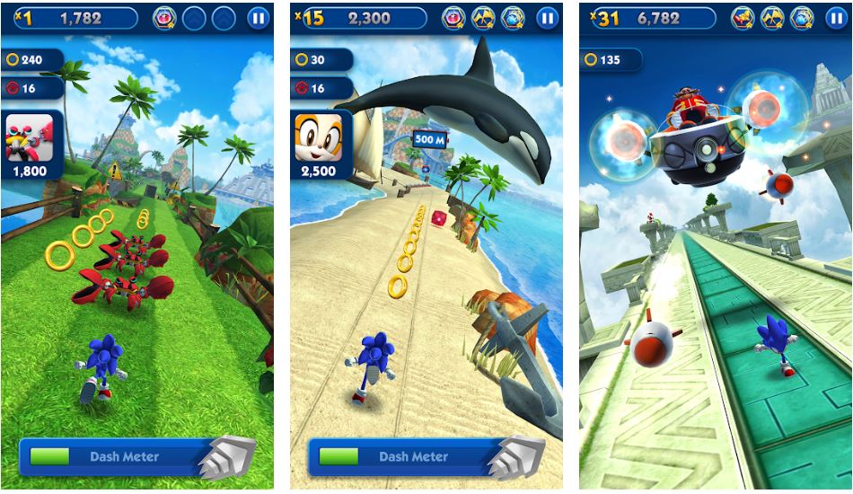 sonic Dash enfless running arcade game for android min