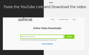 Download YouTube videos with Savefrom