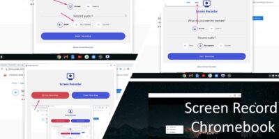 Screen Record in ChromeBook ChromeOS with Audio for Free min