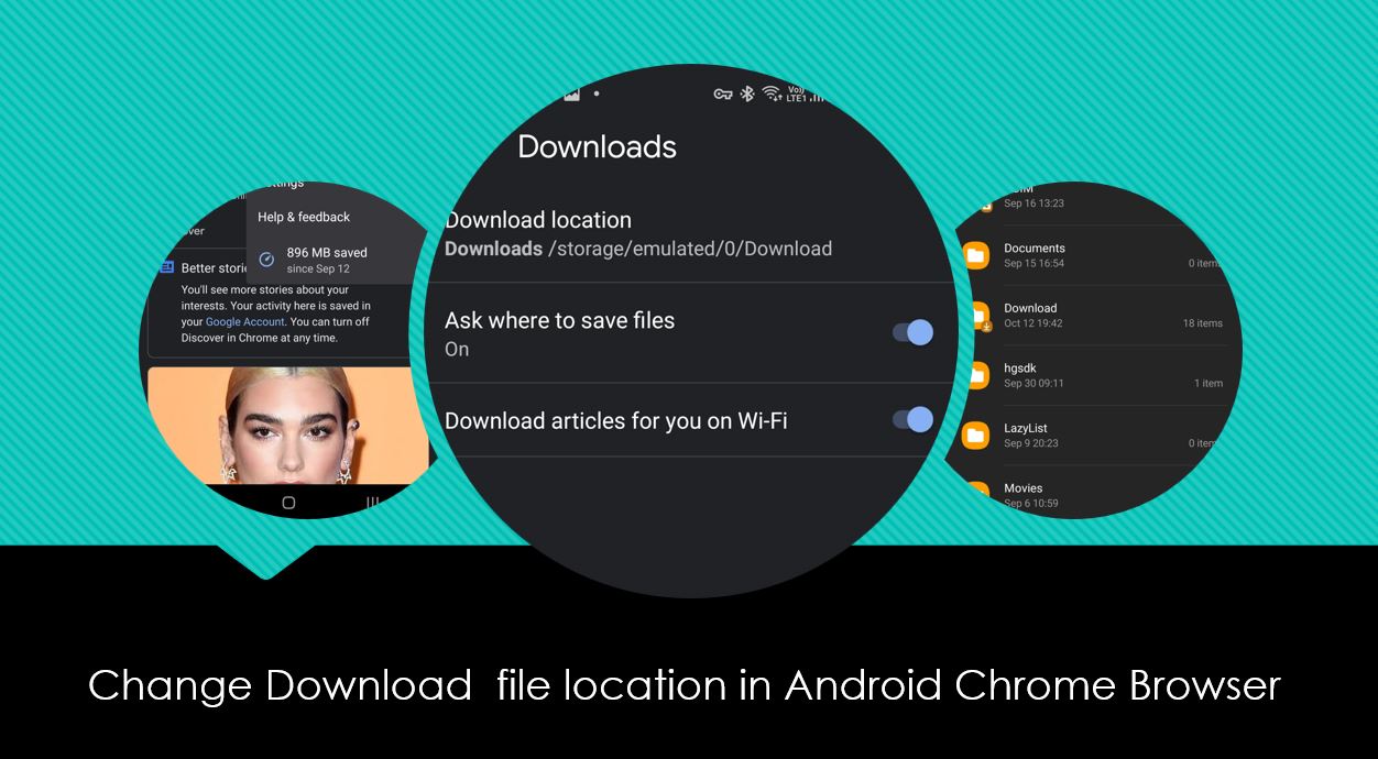change the default Google Chrome browser download location for Android min