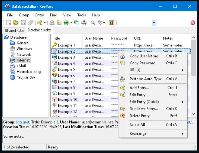 Keepass free and open source password manager min