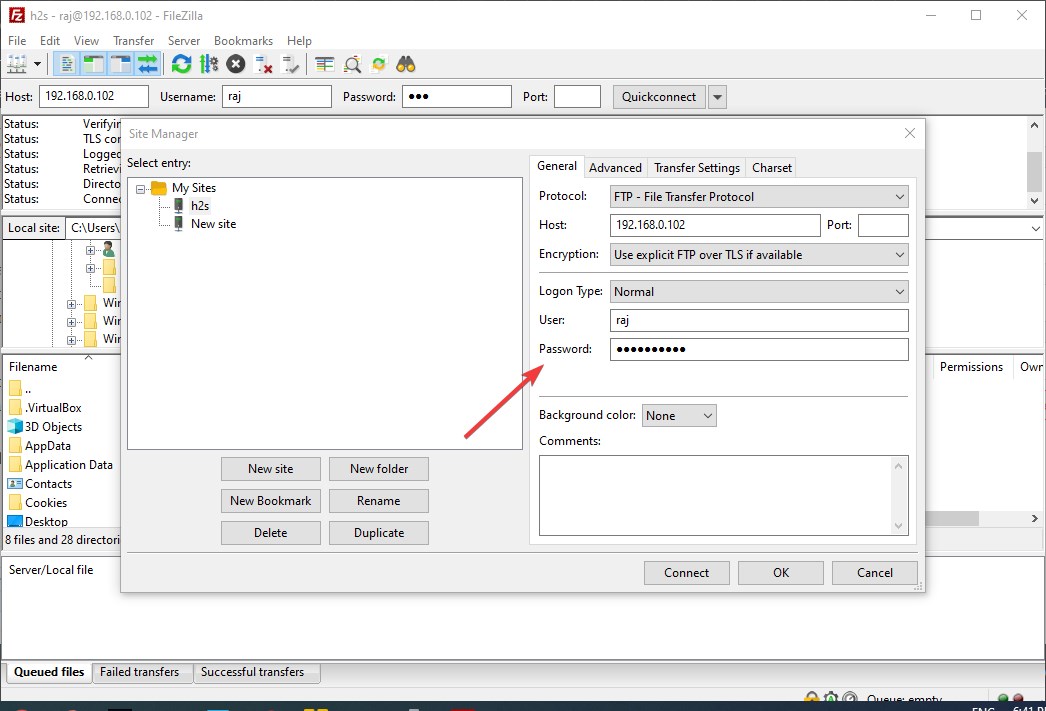 FileZilla Sitemanager password recovery