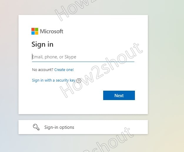 Create Microsoft account to download windwos server preview