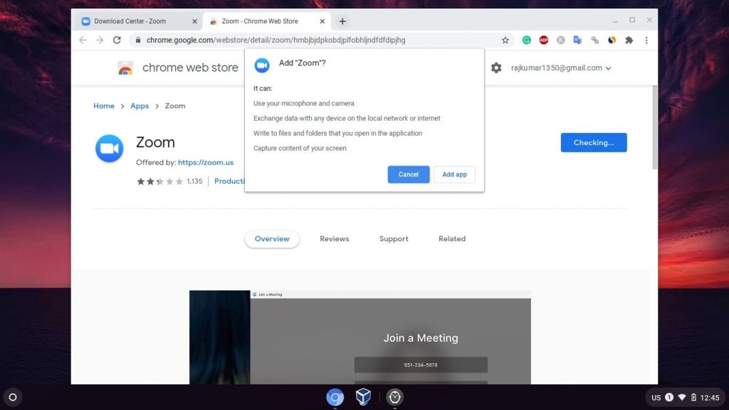 how to download zoom app on chromebook