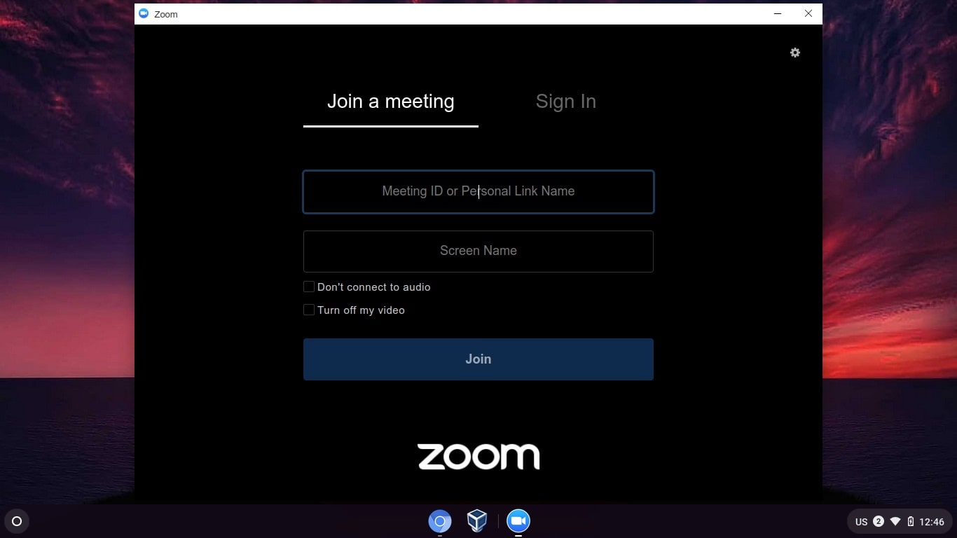Join Zoom Metting on Chrome OS min