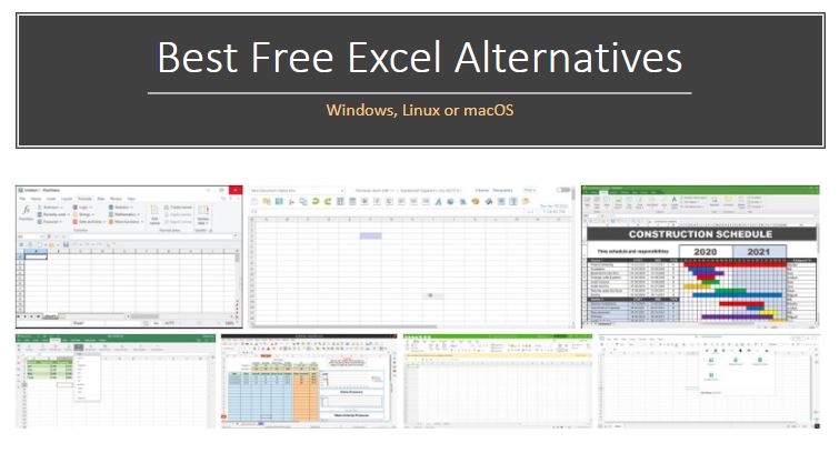 Best Free Open source Microsoft Excel Alternatives min