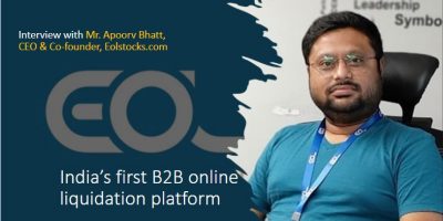 Indias first B2B online liquidation platform Mr. Apoorv Bhatt CEO Co founder Eolstocks.com Interview