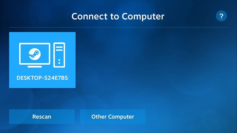Select Other Computer