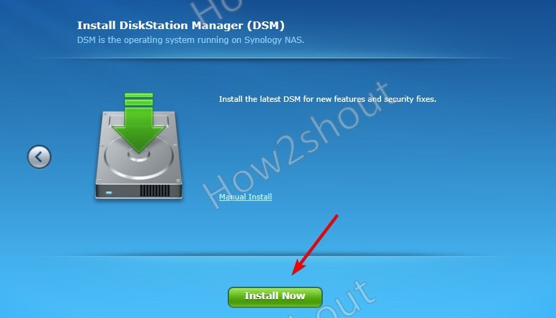 Install DiskManager Station DSM NAS operating system