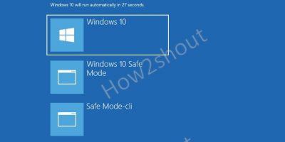 Enable Windows 10 Safe Mode Boot Entry
